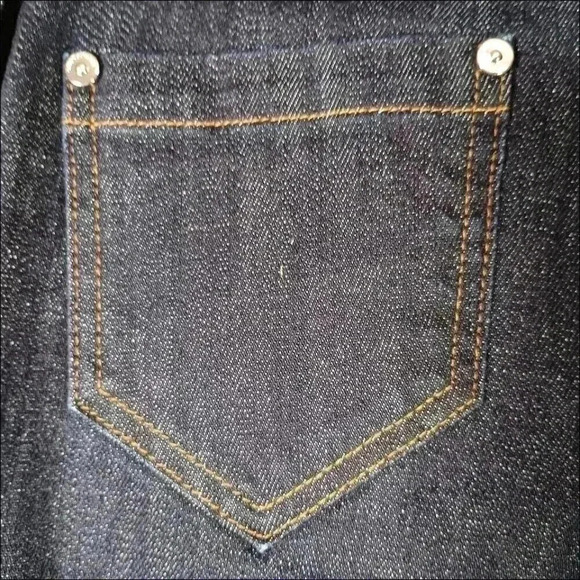 Red Valentino Jeans Straight Velvet Trim Women's 25x34 - Picture 4 of 5